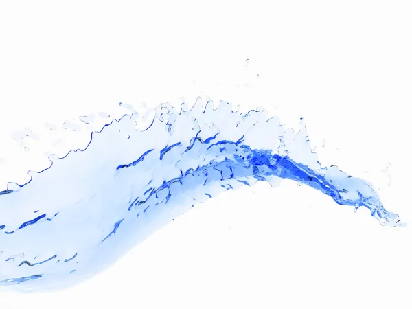 Salpicadura de agua transparente — Foto de Stock