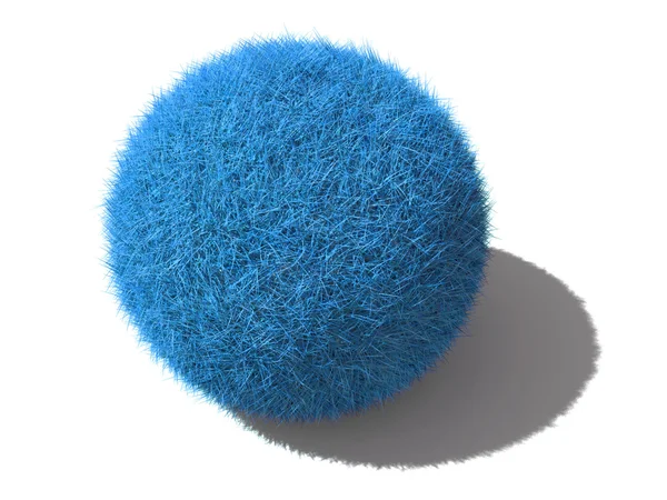 Botón azul esponjoso — Foto de Stock
