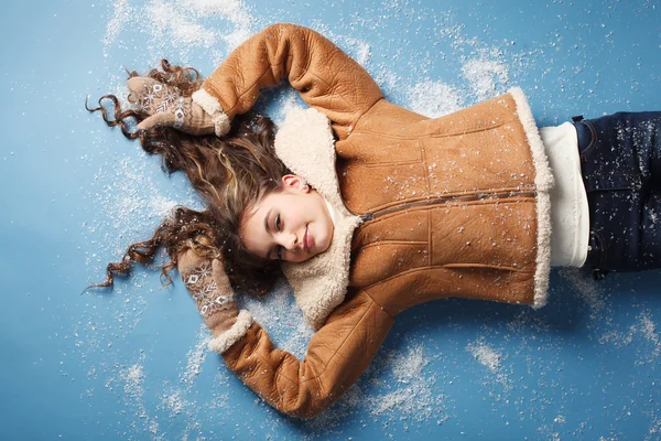 Retrato de inverno — Fotografia de Stock