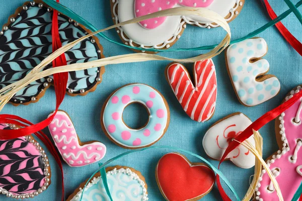 St. Valentine's cakes - Stock Image — Stock Photo, Image