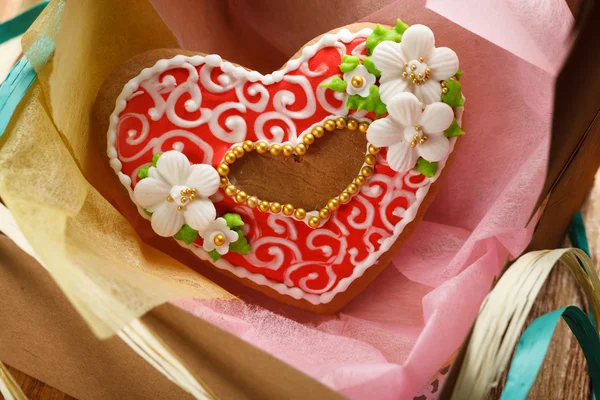 St. Valentine's cakes - Stock Image — Stock Photo, Image