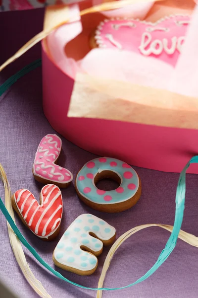 St. Valentine's cakes - Stock Image — Stock Photo, Image