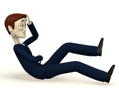 businessman - laughing clipart