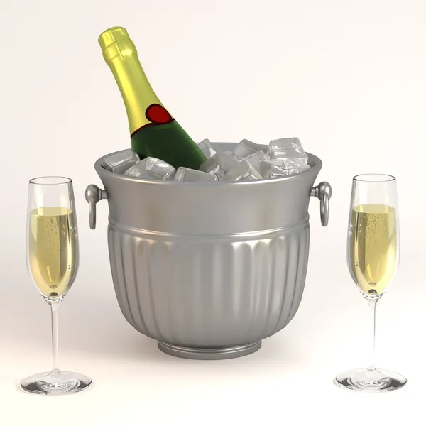 Champagne set — Stockfoto