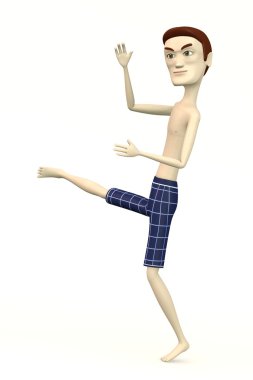 çizgi film erkek mayo mücadele