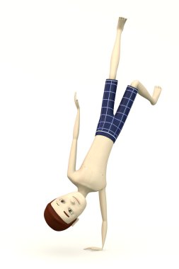 çizgi film erkek mayo - breakdance