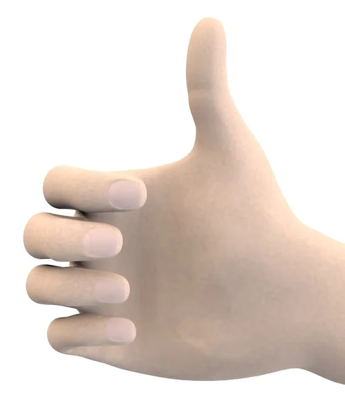 Human hand - thumb up — Stock Photo, Image