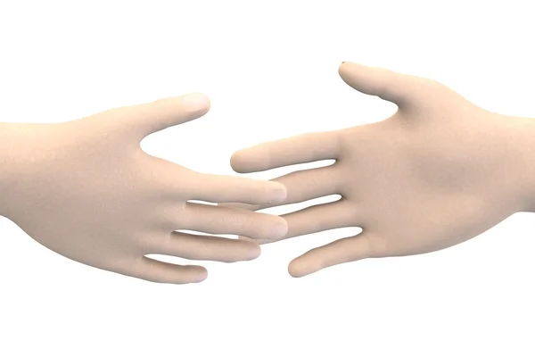 Human hand - touch — Stock Photo, Image