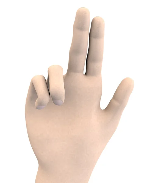 Human hand - swear symbol — Stock Photo, Image