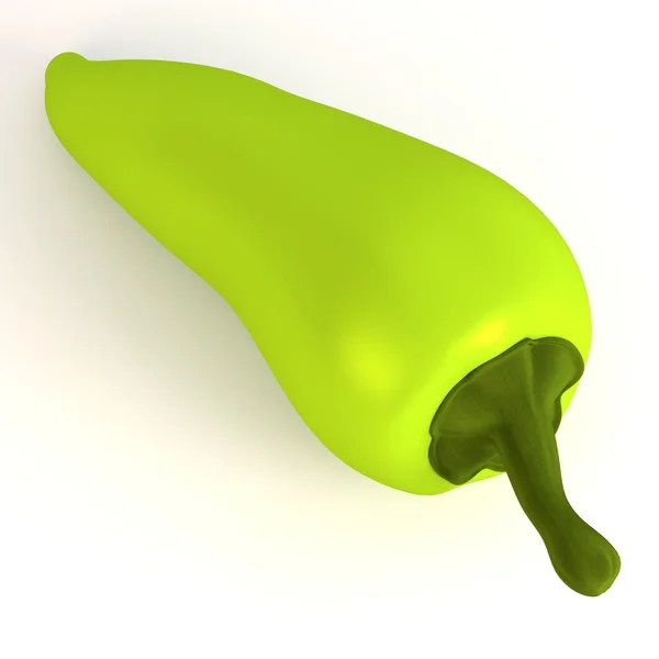 3d render of pepper vegetable — Stock Photo, Image