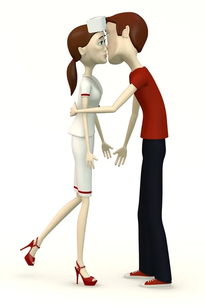 Csókoló pár — Stock Fotó