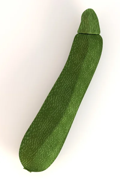 3D činí zelenina cuketa — Stock fotografie