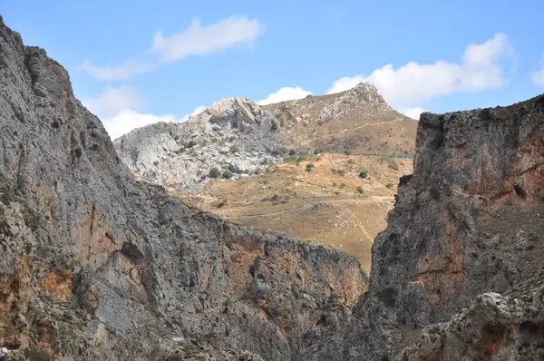 Scenery of mountains on Crete island (Greek) — Stock Photo, Image