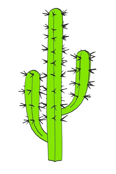 Imagen de dibujos animados de árbol de cactus —  Fotos de Stock