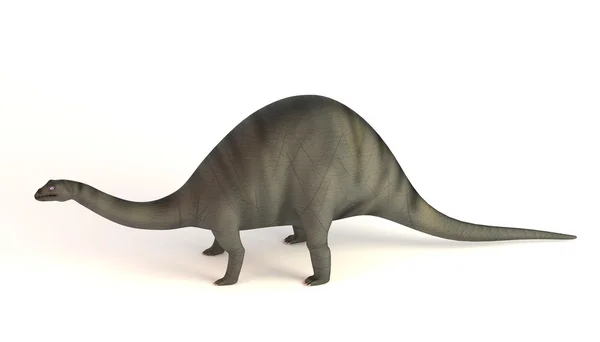 Realistické 3d vykreslení brontosaurus — Stock fotografie
