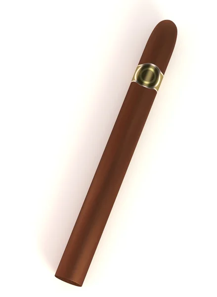 Realistic 3d render of cigar — Stock Photo, Image