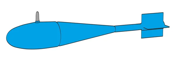 Cartoon image of bomb - weapon — Stock Photo, Image