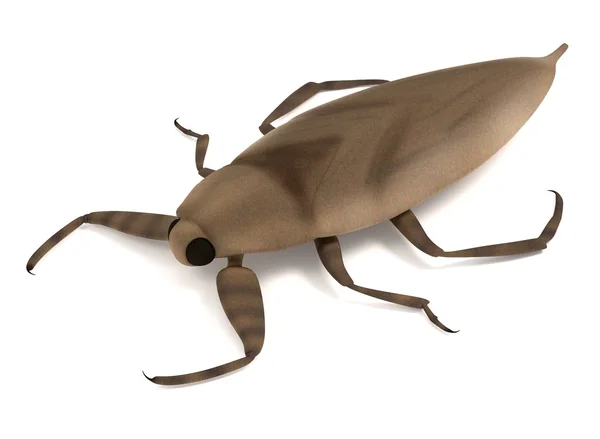 Трехмерный рендер гигантского водяного жука — стоковое фото