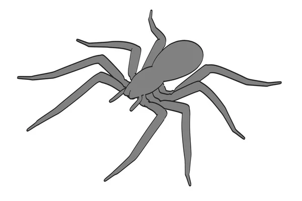 工蜘蛛的卡通形象 — 图库照片