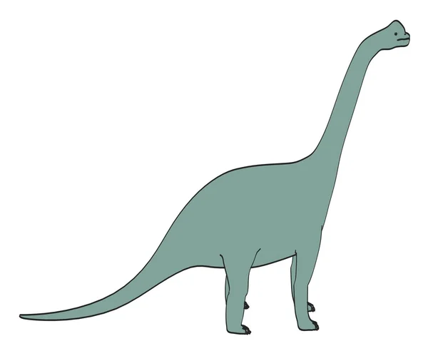 A brachiosaurus dino rajzfilm kép — Stock Fotó