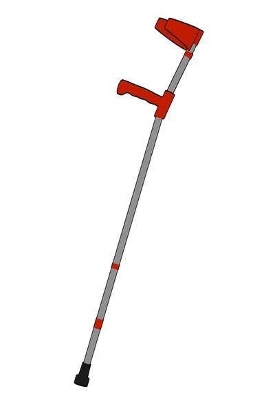 Cartoon image of crutches (medical) — Stock Photo, Image