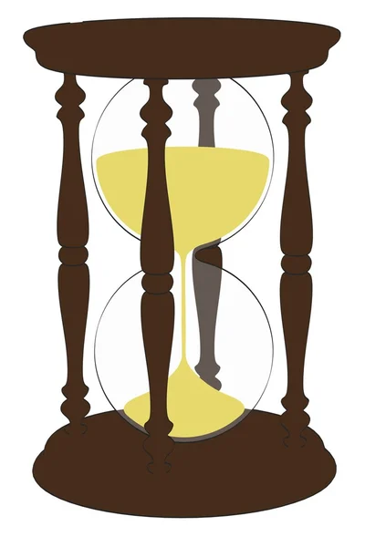 Cartoon image of hourglass object — Stock Photo, Image