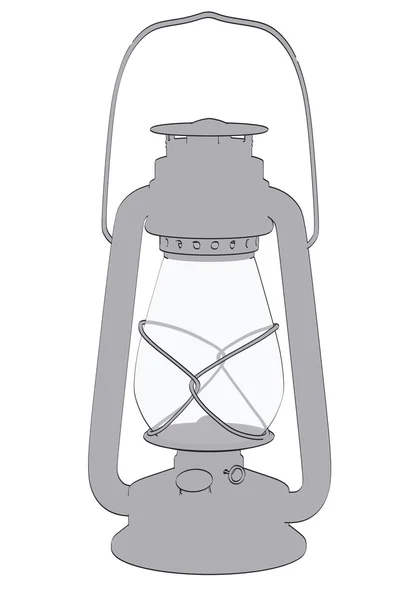 Cartoon image of classic lantern — Stock Photo, Image