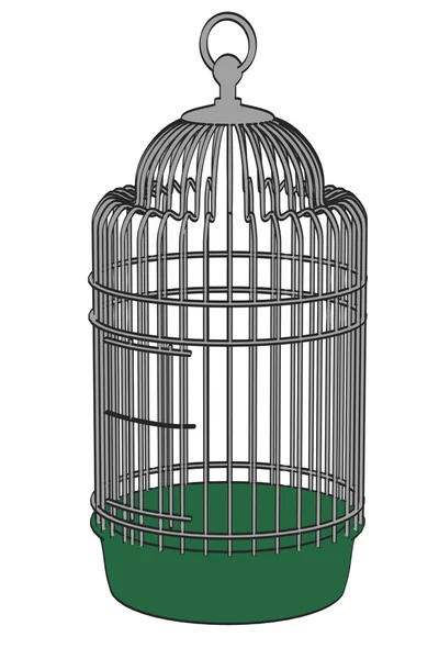 Image de bande dessinée de cage à oiseaux — Photo