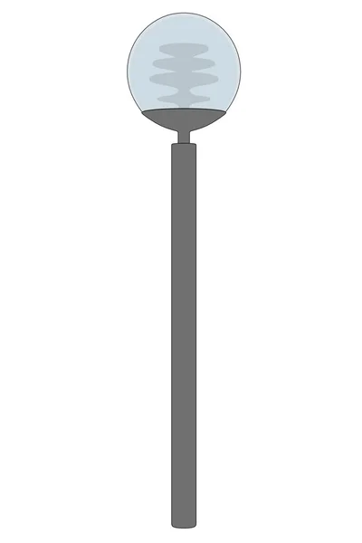 Карикатурное изображение уличной лампы — стоковое фото