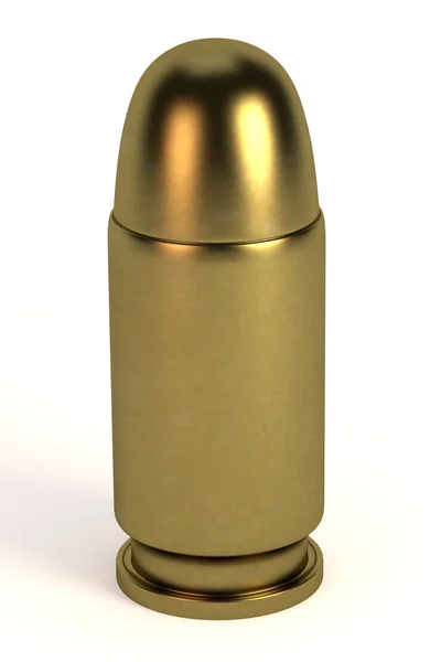 Realistyczne renderowanie 3d Bullet — Zdjęcie stockowe