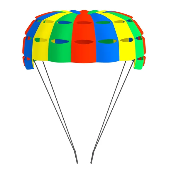 Realistic 3d render of parachute — Stock Photo, Image