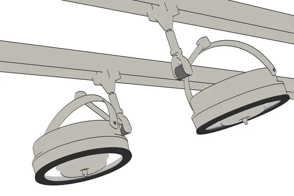 Cartoon image of surgery lights — Stock Photo, Image