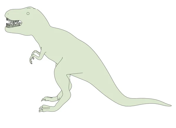 Cartoon image of tyrannosaurus rex — Stock Photo, Image