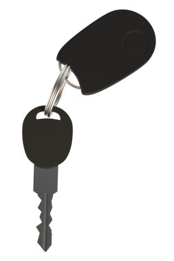 realistyczne renderowanie 3d samochód klucz