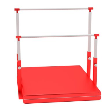 spor salonu ekipman gerçekçi 3d render