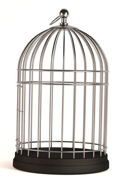 Realista 3d render de jaula de pájaro — Foto de Stock