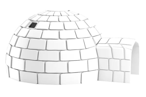 Realistic 3d render of igloo — Stock Photo, Image