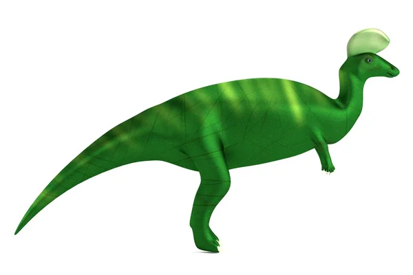 Realistic 3d render of lambeosaurus — Stock Photo, Image