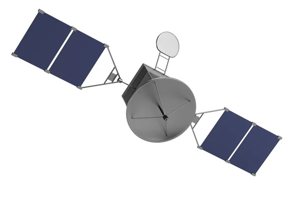 Realistisk 3d render av satelitte — Stockfoto