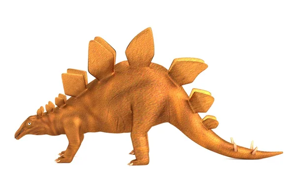 Realista 3d renderizado de estegosaurio — Foto de Stock