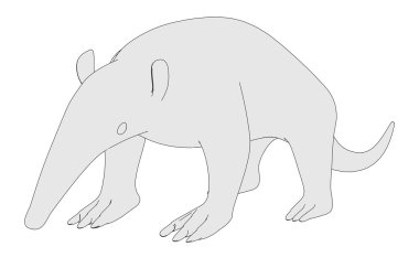 karınca yiyen çizgi film resim