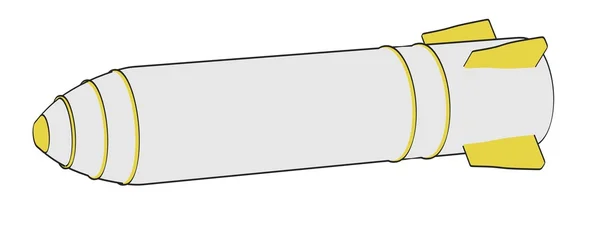 Image de bande dessinée de bombe - arme — Photo