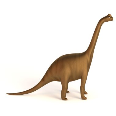 brachiosaurus gerçekçi 3d render