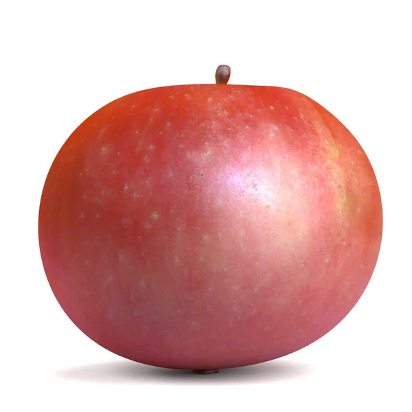 Realistic 3d render of apple — Stock Photo, Image