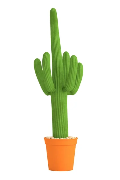 Realista 3d renderizado de cactus —  Fotos de Stock