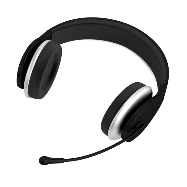 Realista 3d renderizado de auriculares —  Fotos de Stock