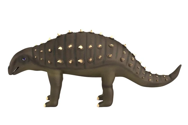 真实的 3d 渲染的 panoplosaurus — 图库照片