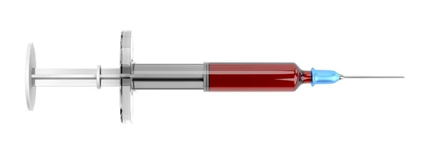 Realistic 3d render of syringe — Stock Photo, Image