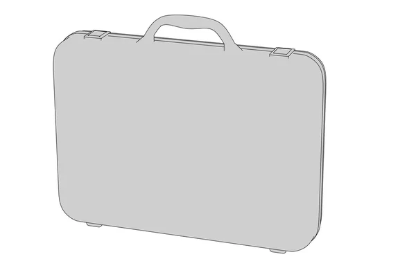 Immagine cartone animato di valigia (bagagli ) — Foto Stock