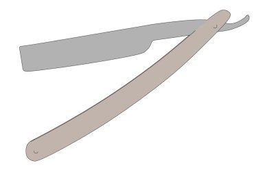 tıraş bıçağı, karikatür resim